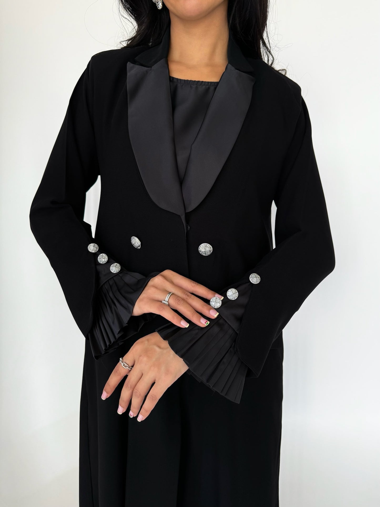 Black Blazer Abaya