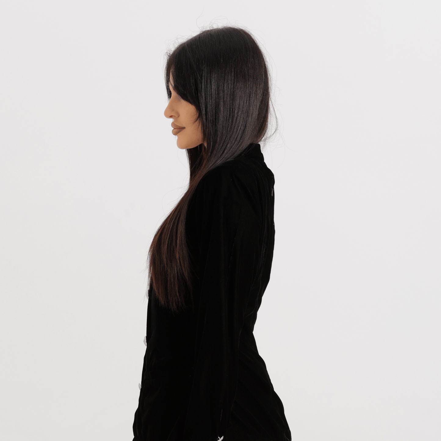 Black Buttoned Dress - RIFA