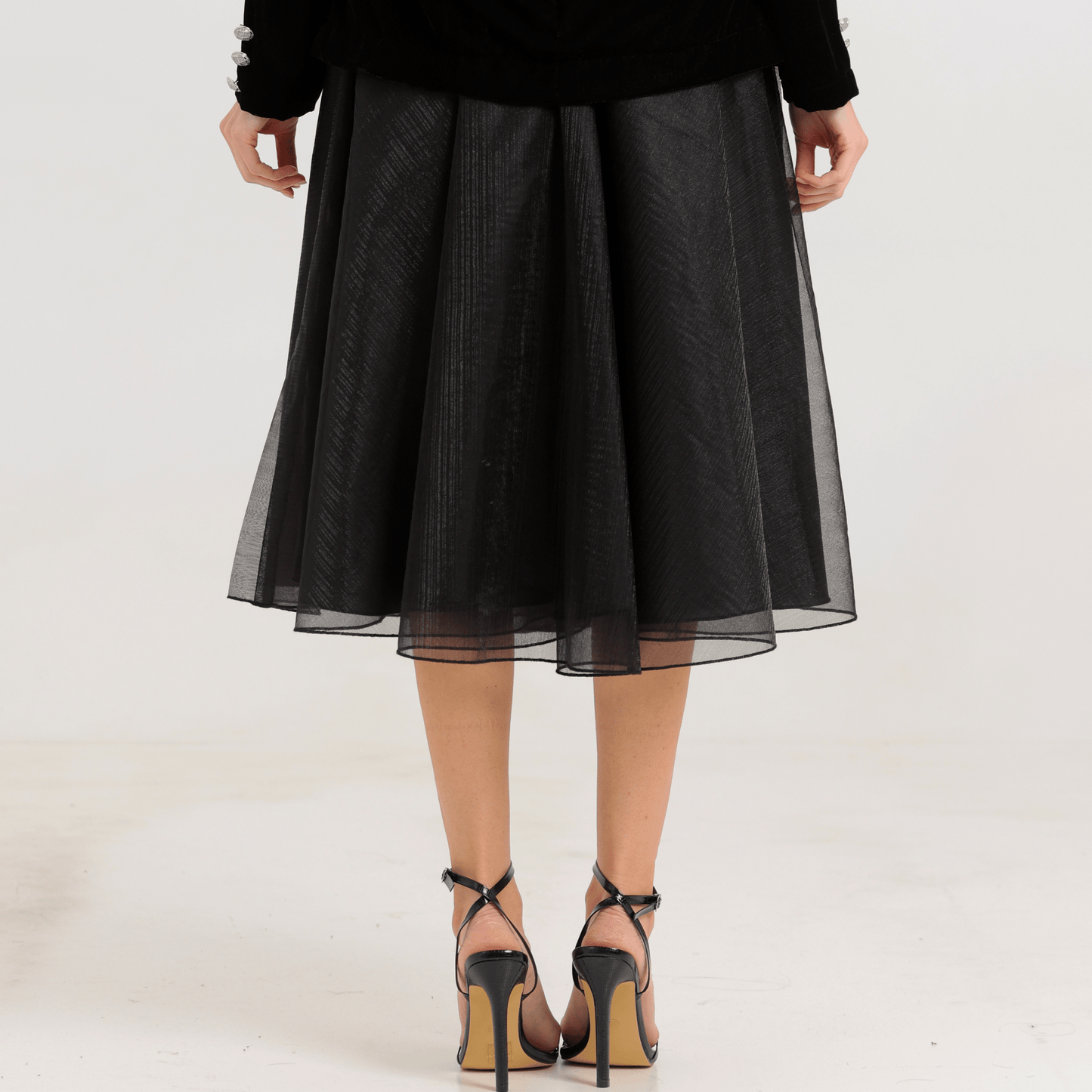 Black Buttoned Dress - RIFA