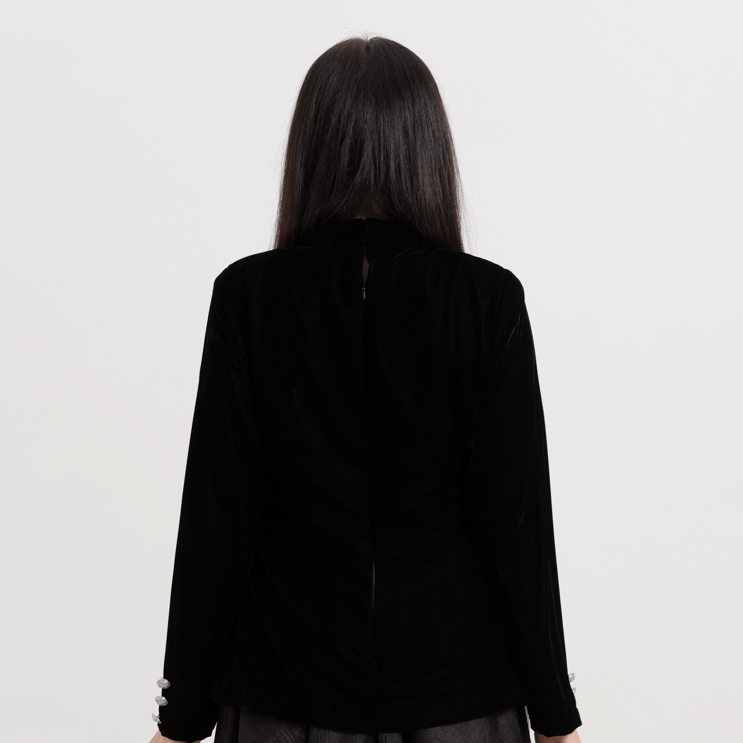Black Buttoned Dress - RIFA