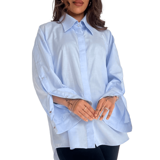 Blue Buttoned Shirt - RIFA