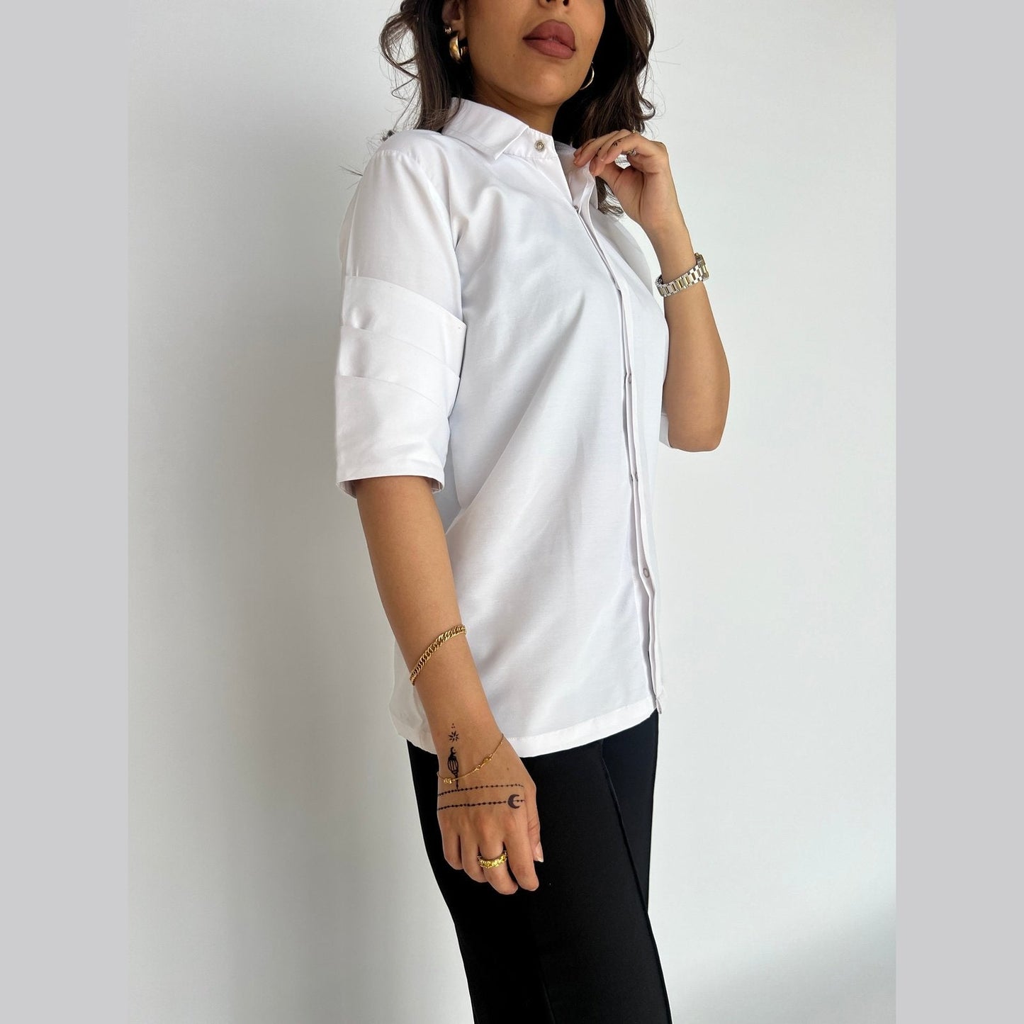 White Stylish Shirt - RIFA