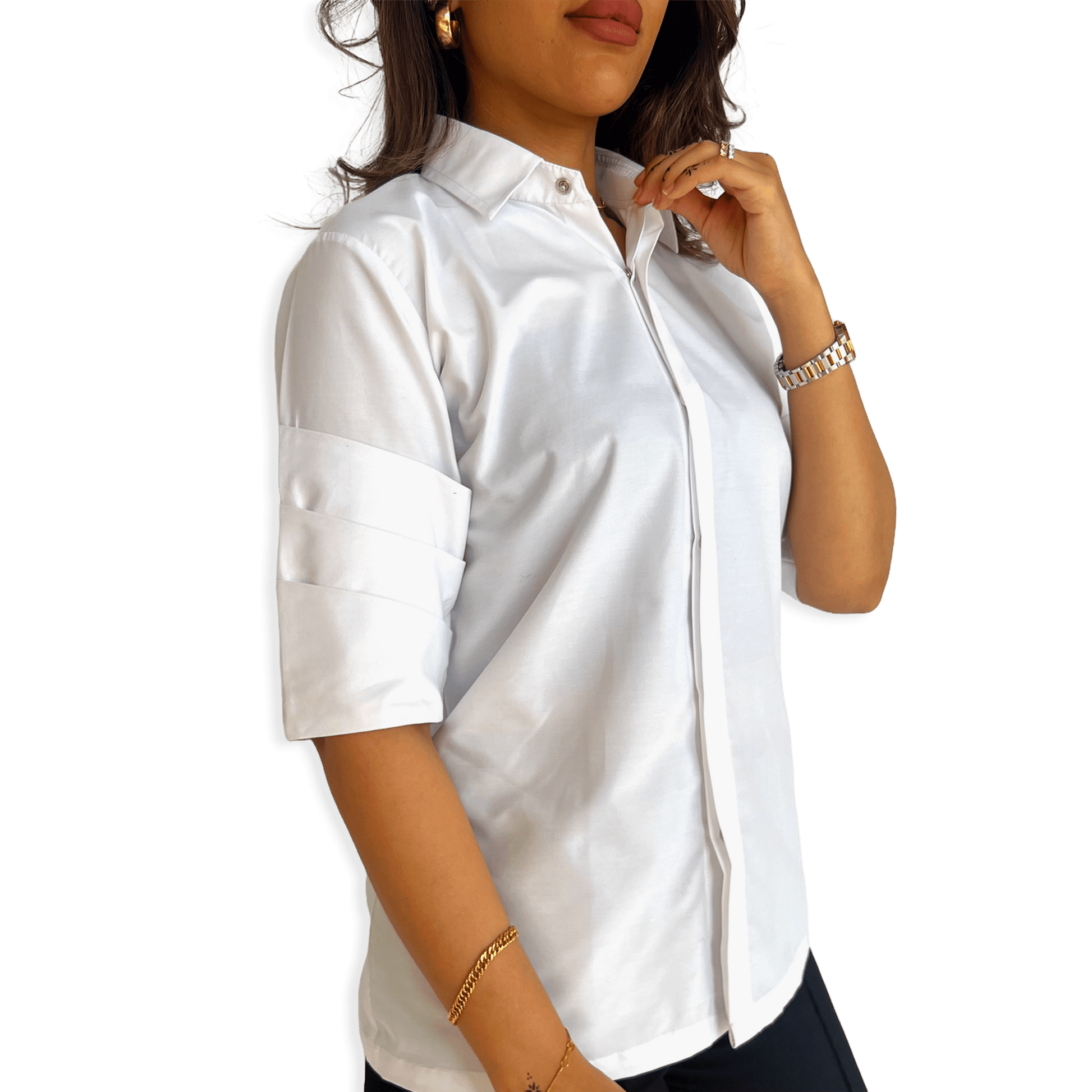 White Stylish Shirt - RIFA