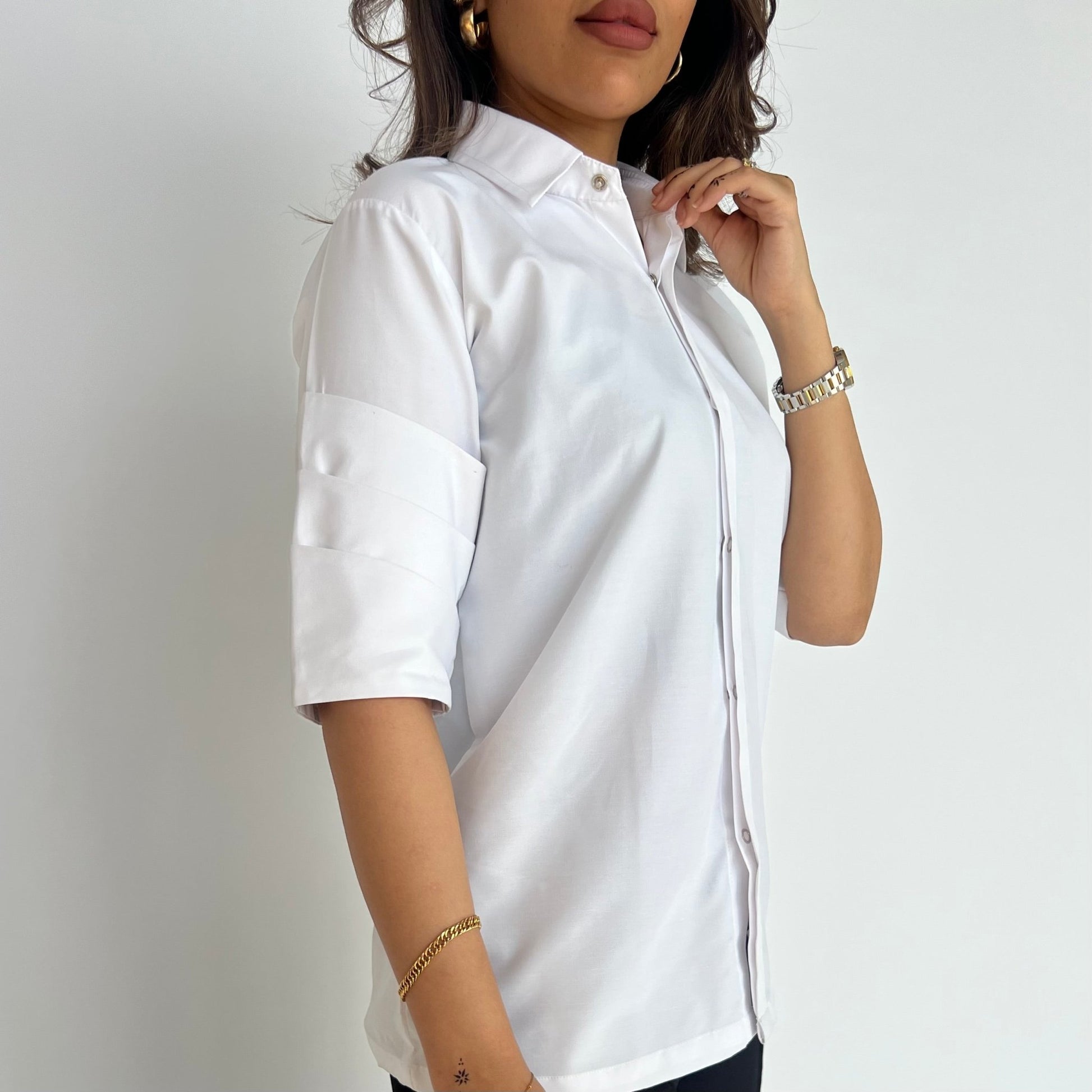 White Stylish Shirt - RIFA