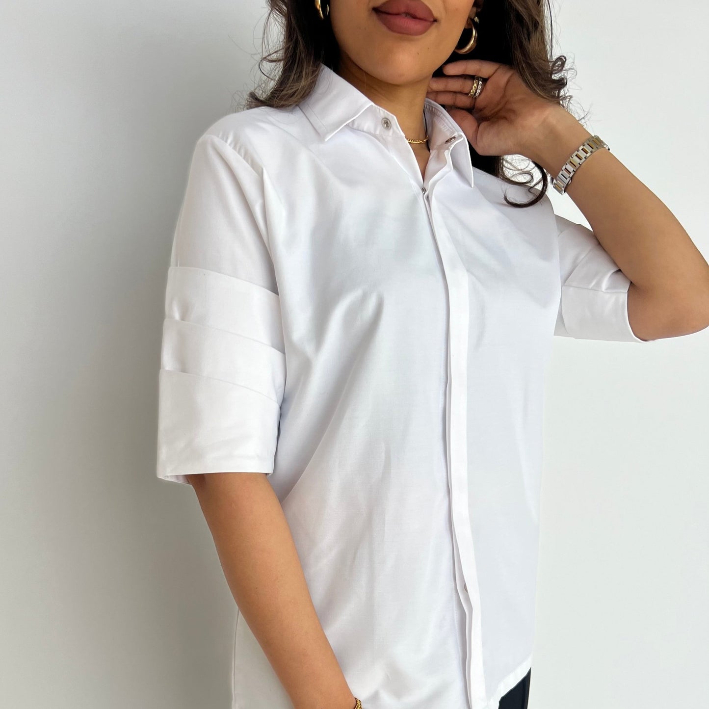 White Stylish Shirt - RIFA